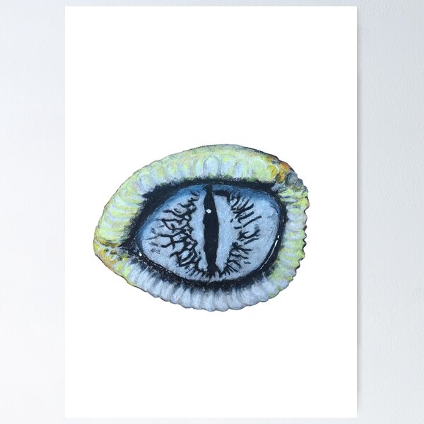 Item preview, Eye of a Lemon Frost Leopard Gecko designed and sold by Madison Whitaker.