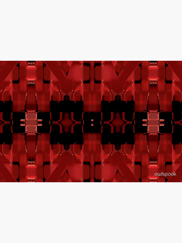 Liquid Light - Red Ribbons by owlspook