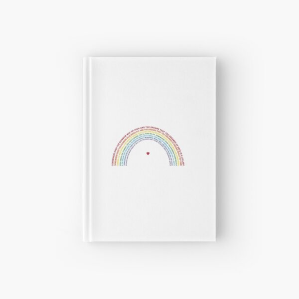 Somewhere Over the Rainbow Hardcover Journal