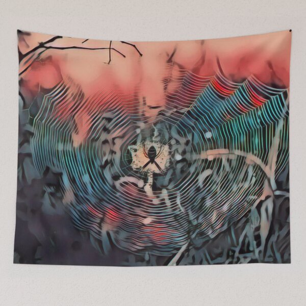 Item preview, Spider web print designed and sold by Gordon Nelson.