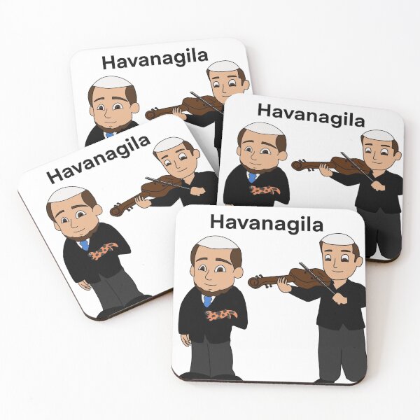 Item preview, Funny Havanagila Illustration designed and sold by Punny-Products.