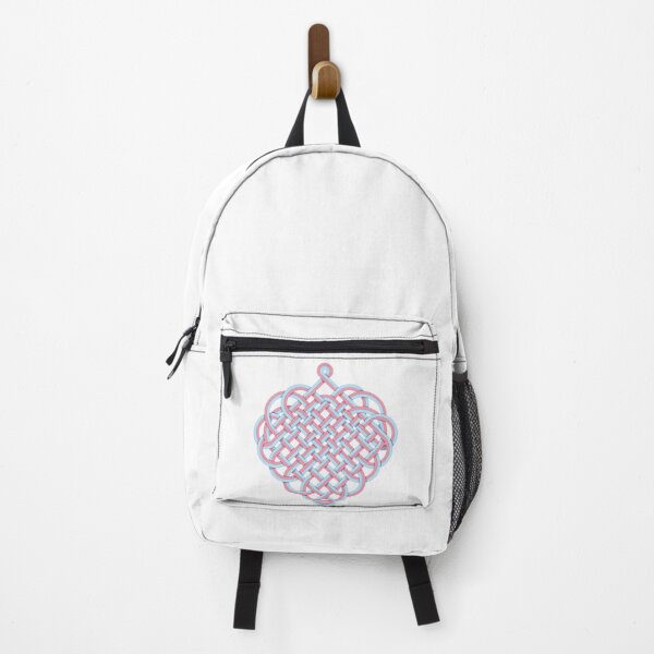 Item preview, Cute Celtic heart with blue and pink ribbons designed and sold by Albamarina.