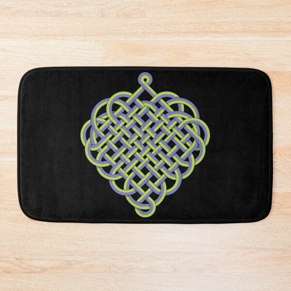 Item preview, Cute Celtic heart with purple and green ribbons designed and sold by Albamarina.