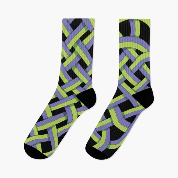 Item preview, Cute Celtic heart with purple and green ribbons designed and sold by Albamarina.