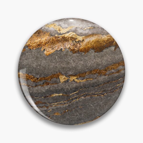 Item preview, Gray and Gold Textured Marble designed and sold by KA DESIGNS.