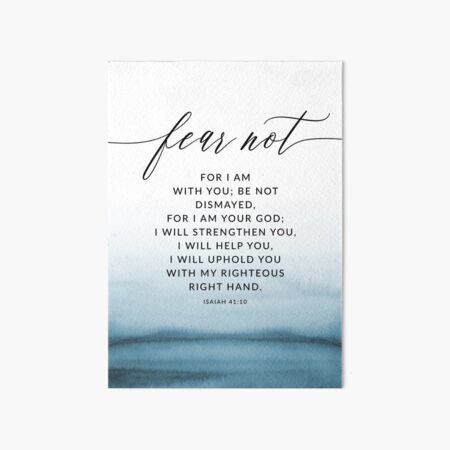 Item preview, Isaiah 41:10 Fear Not Bible Verse  designed and sold by KAMdesignhaus.