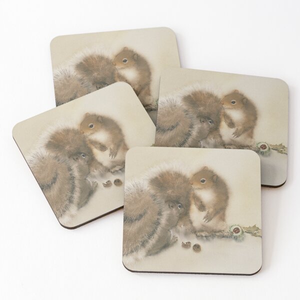 Item preview, Squirrels with their nuts designed and sold by Sun Lin.