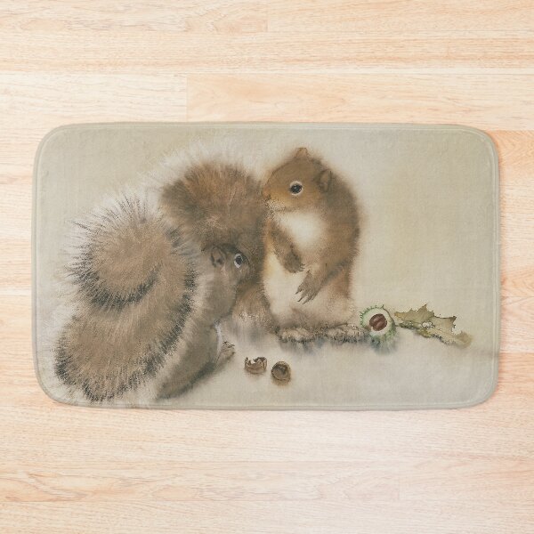 Item preview, Squirrels with their nuts designed and sold by Sun Lin.