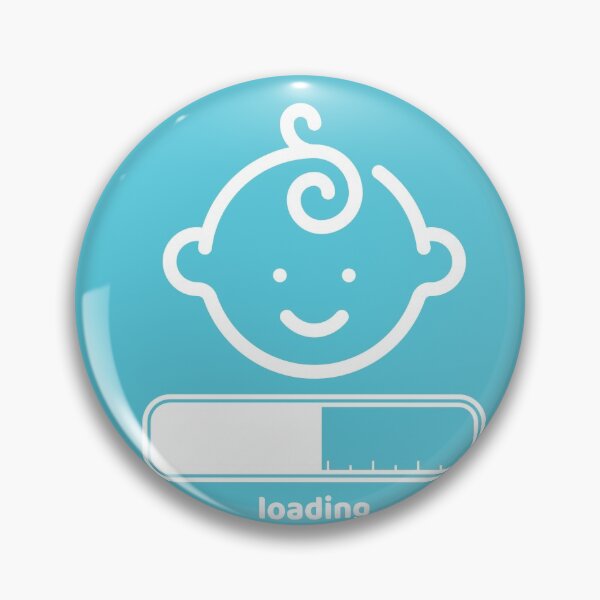 Item preview, New Baby Loading - Blue - Computer Geek designed and sold by ittybittyowl.