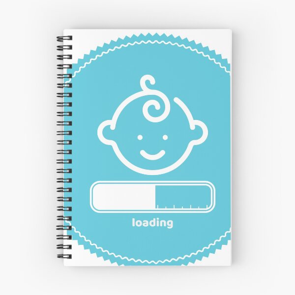 Item preview, New Baby Loading - Blue - Computer Geek designed and sold by ittybittyowl.
