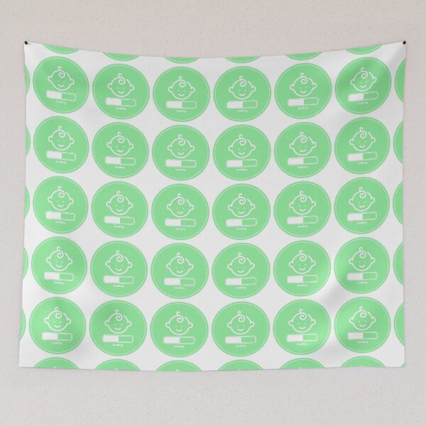 Item preview, New Baby Loading - Green - Computer Geek designed and sold by ittybittyowl.