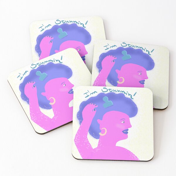 Item preview, Beautiful Girl, Confident Girl, Confident Person, Black power hair, Colorful hair person, Purple Hair person  designed and sold by Gabrielle Freitas.