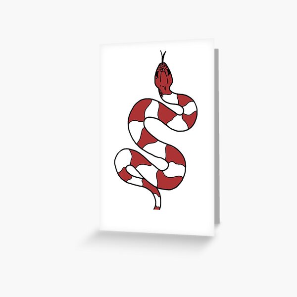 Gucci Snake Inspired Birthday Card