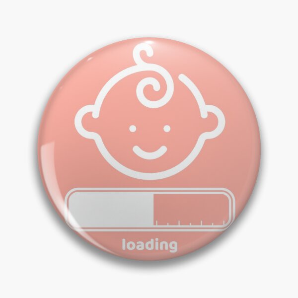 Item preview, New Baby Loading - Pink - Computer Geek designed and sold by ittybittyowl.