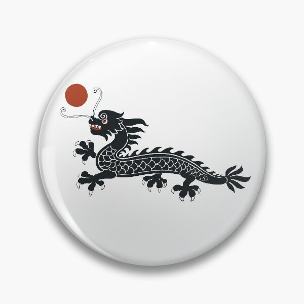 Item preview, Asian Dragon in Black White & Red designed and sold by TheBearandBunny.