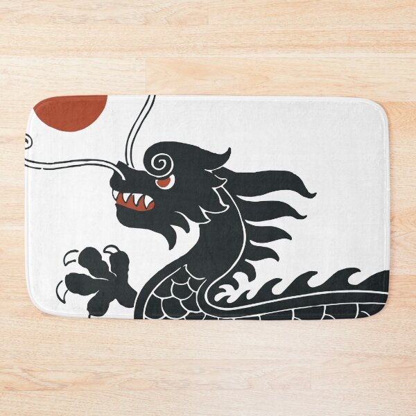 Item preview, Asian Dragon in Black White & Red designed and sold by TheBearandBunny.