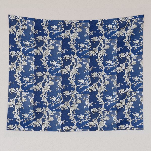 Item preview, Blue Damask Print designed and sold by Artsy57.
