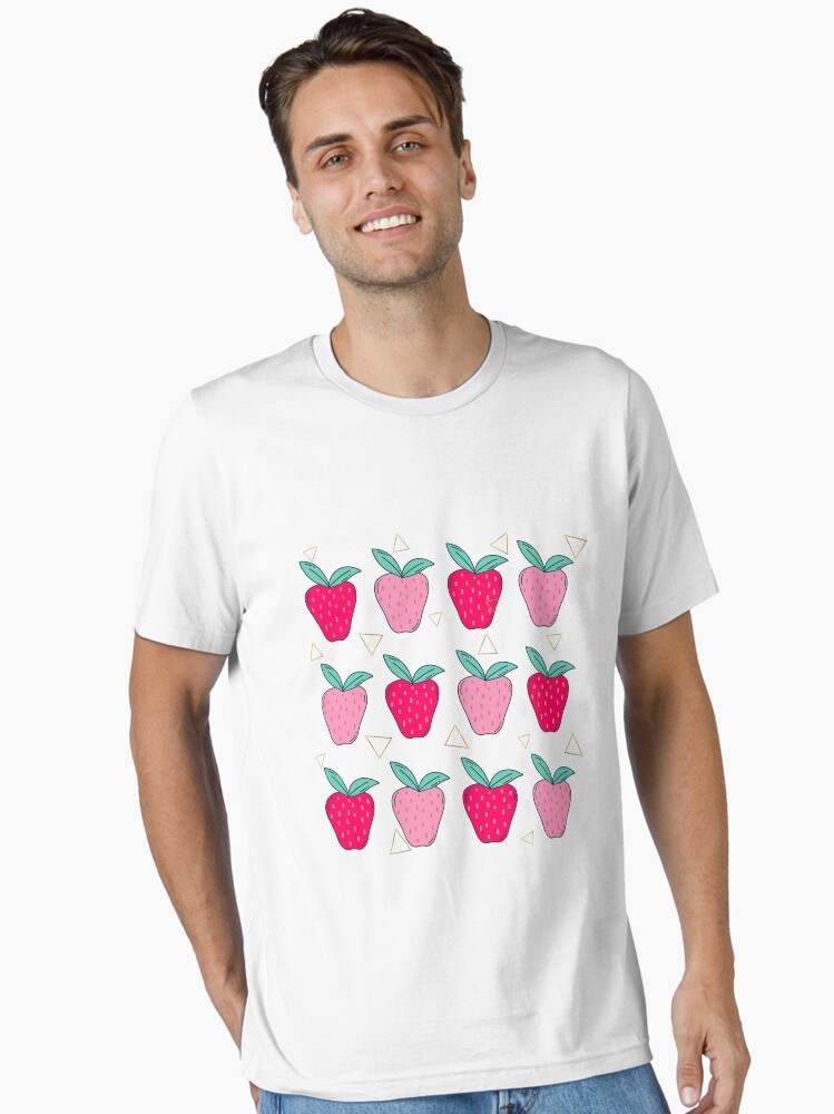 ★marsenavril★ ESSENTIAL EMBO TSHIRT_STRAWBERRY MILK Strawberry