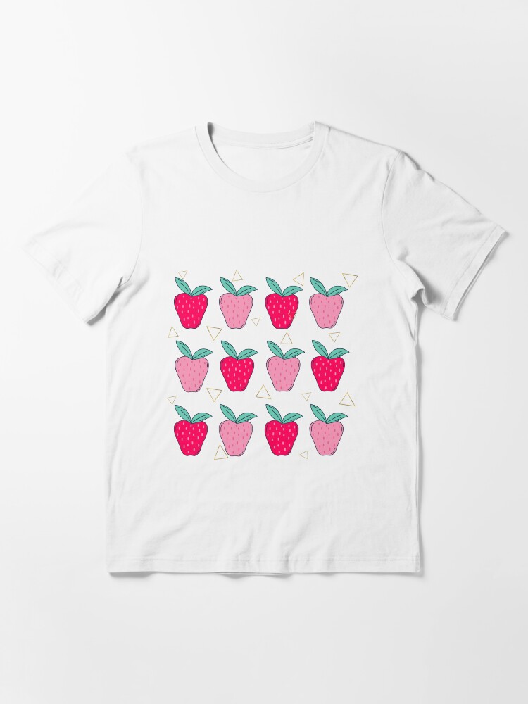★marsenavril★ ESSENTIAL EMBO TSHIRT_STRAWBERRY MILK Strawberry