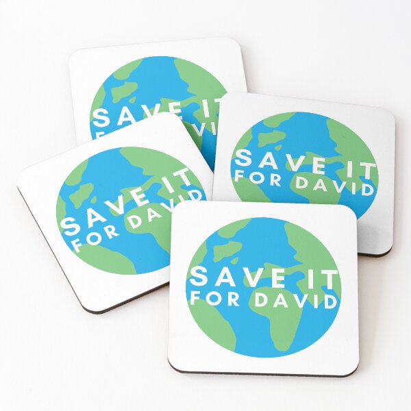 Item preview, Save it for David | Climate change, global warming, pollution designed and sold by Oasie.