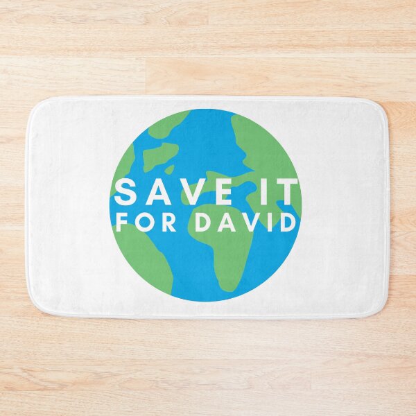 Item preview, Save it for David | Climate change, global warming, pollution designed and sold by Oasie.