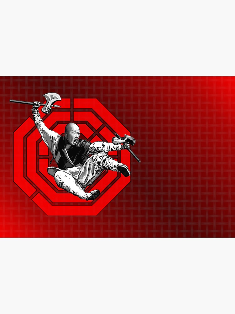 Red Bagua Monk by PLUGOarts
