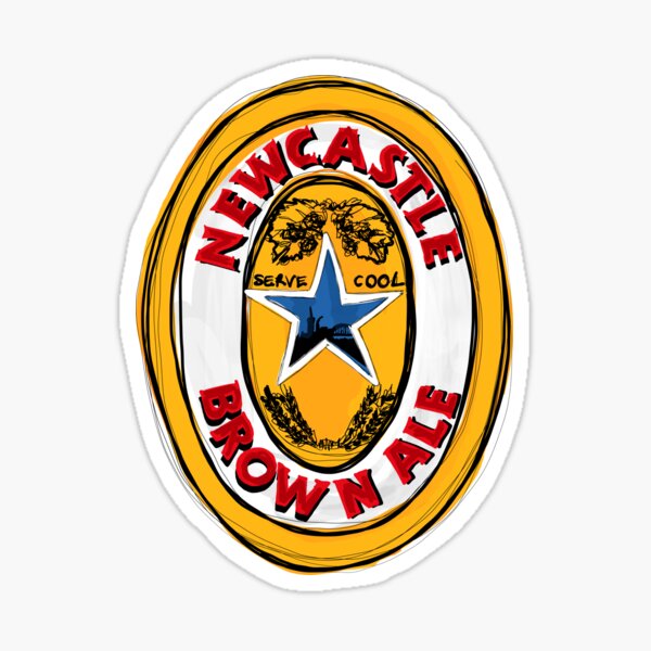 Newcastle Brown Ale POP Art  Sticker