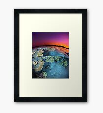 Dusk at the Red Sea Reef Framed Print