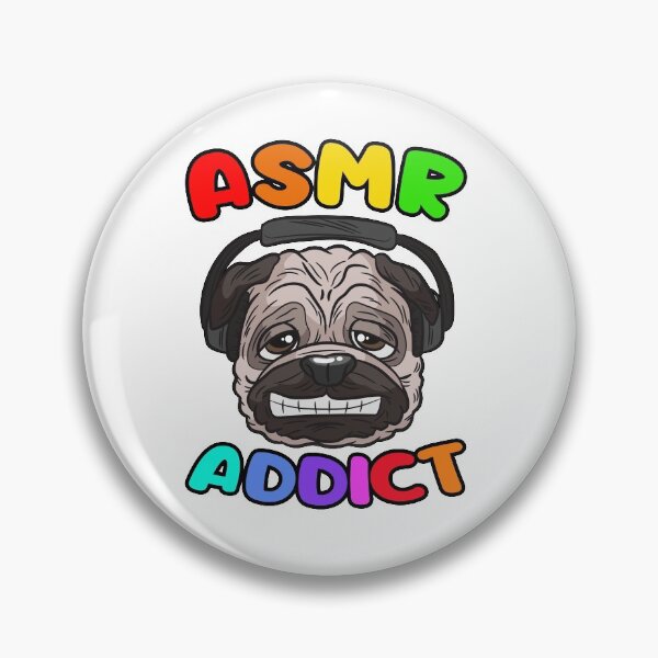 Item preview, ASMR Addict Pug Headphones designed and sold by Moonpie90.