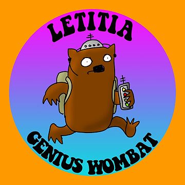 Artwork thumbnail, Letitia! Genius Wombat by firstdog