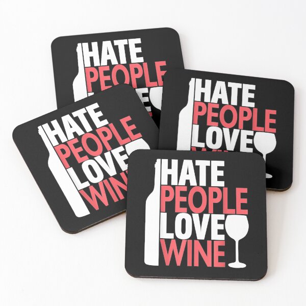 Item preview, I hate people love wine designed and sold by mcinnesstore.