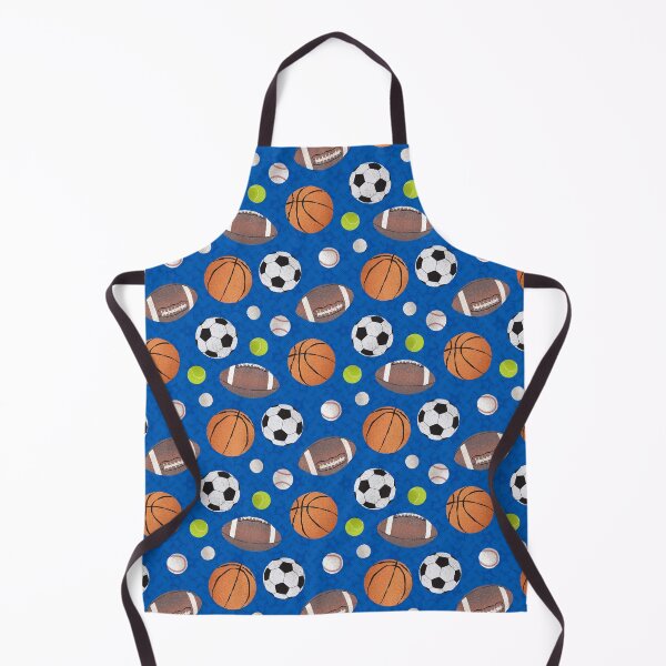Item preview, Sport Balls Hall of Fame - Blue  designed and sold by WickedRefined - Nicole Demereckis.