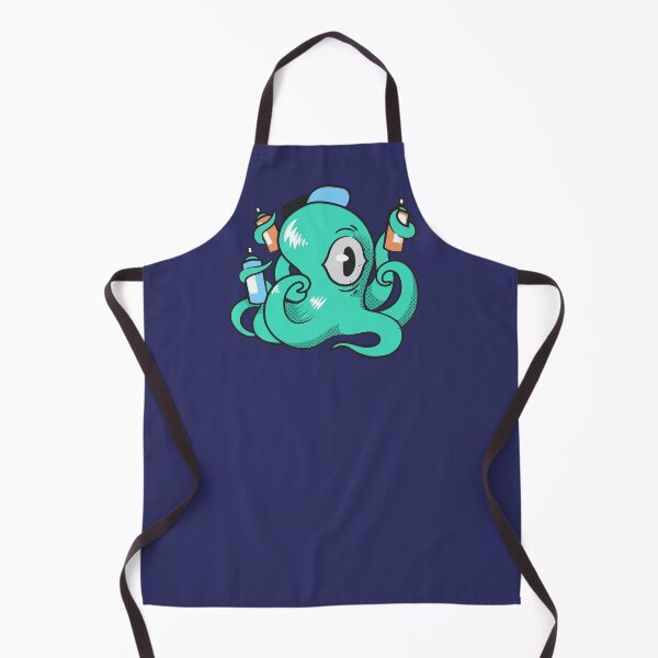 Item preview, Octopus Tagger with Spray Paint Cans designed and sold by SLAG-Creative.