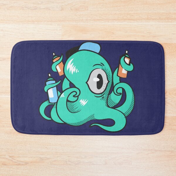 Item preview, Octopus Tagger with Spray Paint Cans designed and sold by SLAG-Creative.
