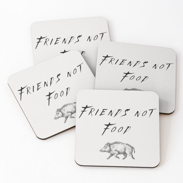 Item preview, Friends Not Food - Cute Pig/Piggo lover designed and sold by Millenial Designs.
