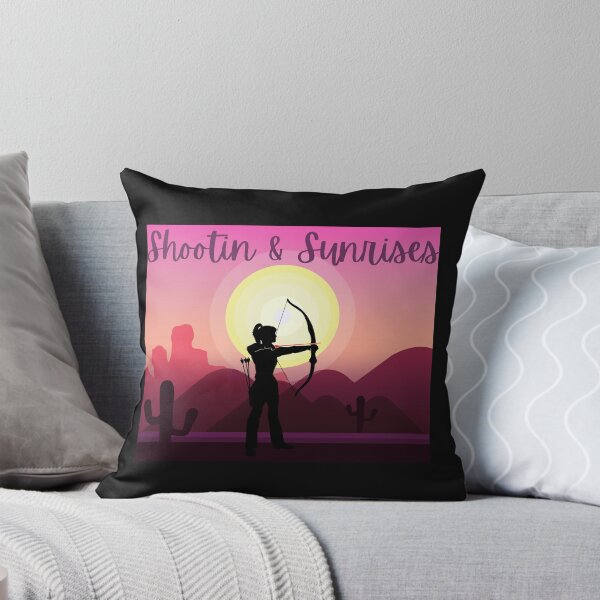 Item preview, Shootin & Sunrises Archery Female Woman Bow Hunter Hunting Desert designed and sold by Drnksuzys.