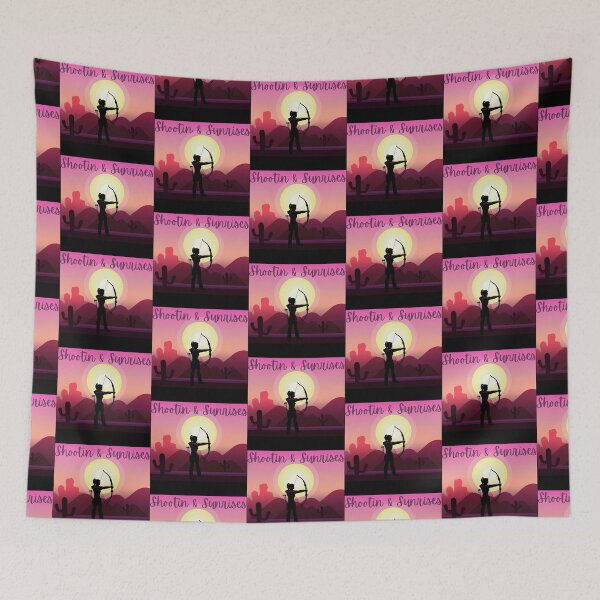 Item preview, Shootin & Sunrises Archery Female Woman Bow Hunter Hunting Desert designed and sold by Drnksuzys.