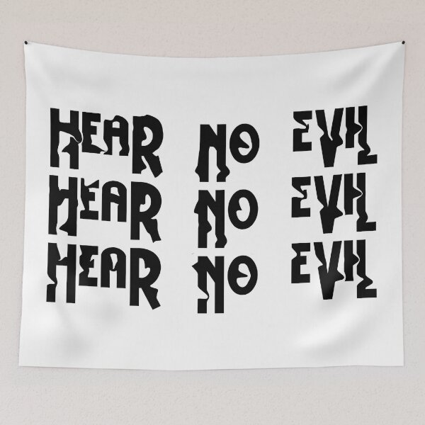 Item preview, Hear no Evil Hearing Impaired designed and sold by lucky-fern.