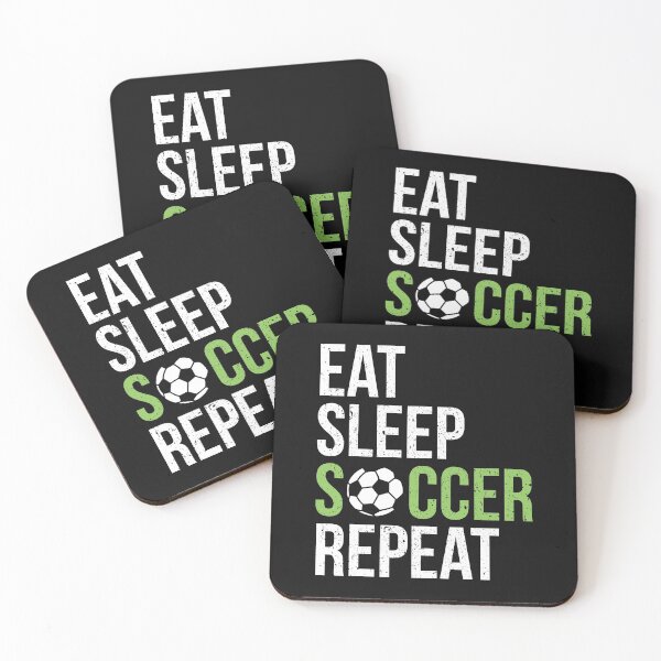 Item preview, Eat Sleep Soccer Repeat Vintage designed and sold by EstelleStar.