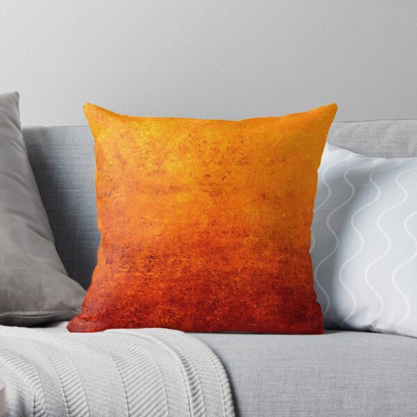 Orange Texture #2 Throw Pillow