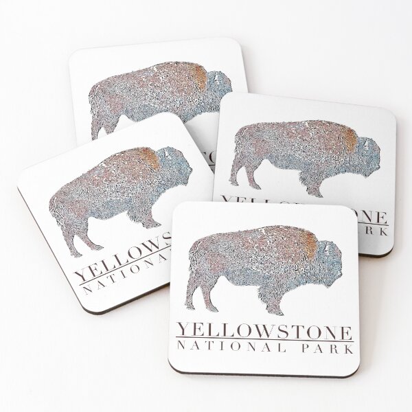 Item preview, Yellowstone National Park benefit art: donating 100% of the profit to national parks in the United States  designed and sold by seekingclarity.
