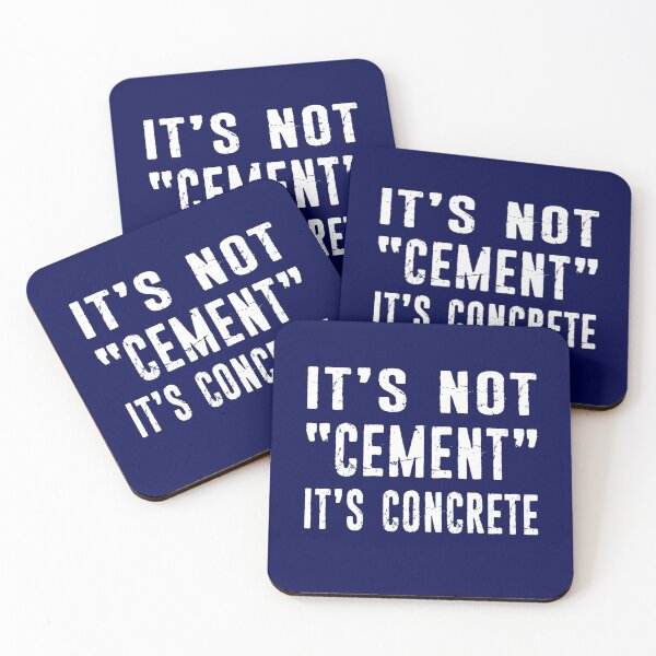 Item preview, Civil Engineer Gift - Civil Engineering It's Not Cement, It's Concrete Distressed Typography designed and sold by niftee.