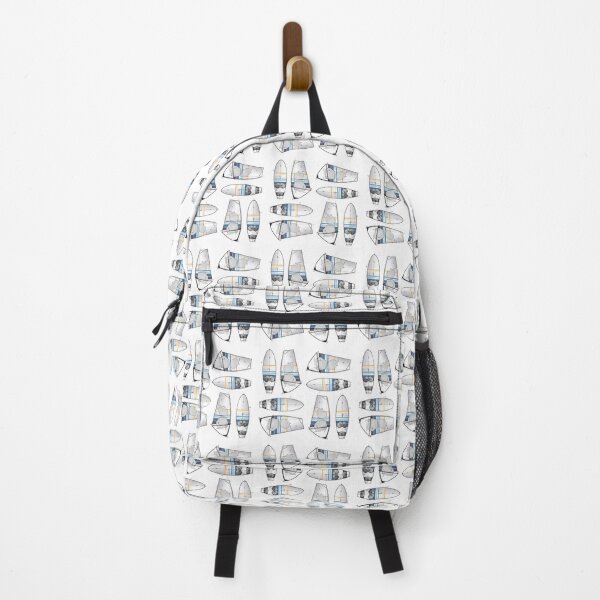 Item preview, Windsurfing Boards and Sails Pattern Sea, Sand, Beach and Ocean Theme designed and sold by frenchsalsa.
