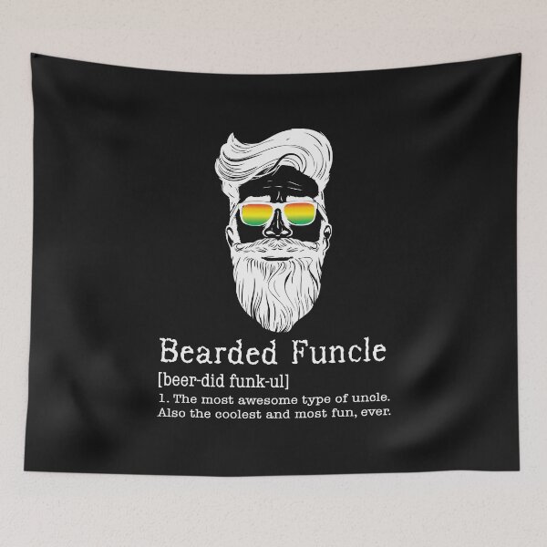 Item preview, Funny Bearded Funcle Definition T-Shirts for Uncle designed and sold by sunnym79.