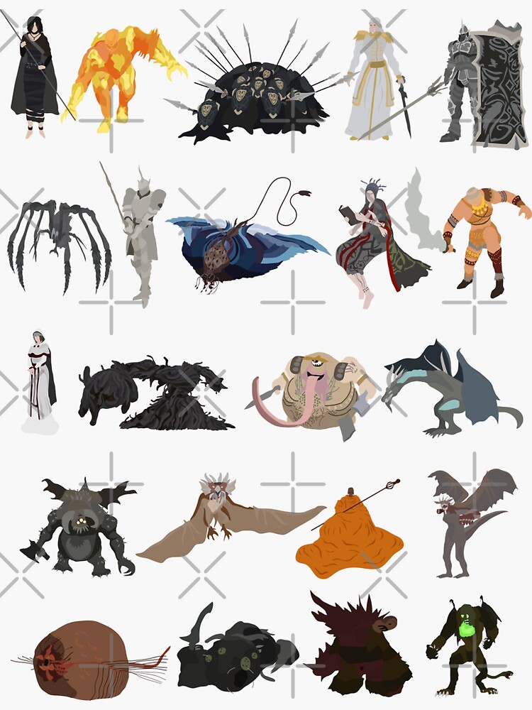 Demon's Souls bosses Poster for Sale by DigitalCleo