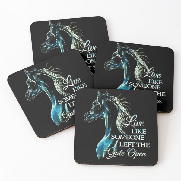 Item preview, Live like someone left the gate open horse designed and sold by juansstanley.