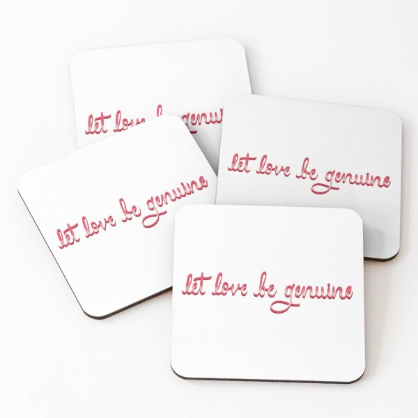 Item preview, Let Love Be Genuine designed and sold by jenessink.