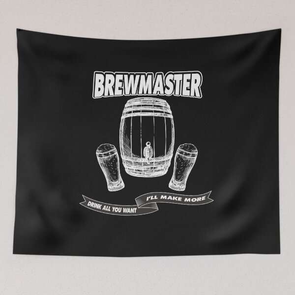 Item preview, Funny Brewmaster Bartender Drinking T-Shirt designed and sold by sunnym79.