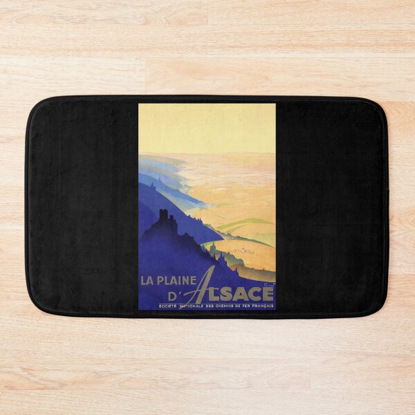 Item preview, Alsace retro poster designed and sold by CorasPosters.