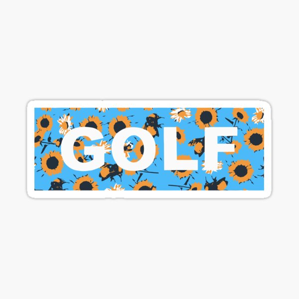 Golf Flower Sticker